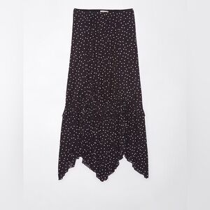 American Eagle Outfitters Black and White Midi Skirt